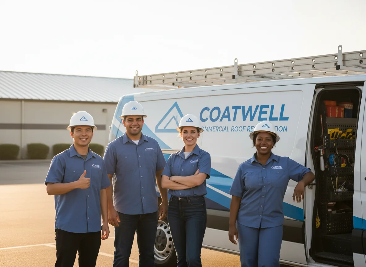 Commercial roof coating company in Temple, GA