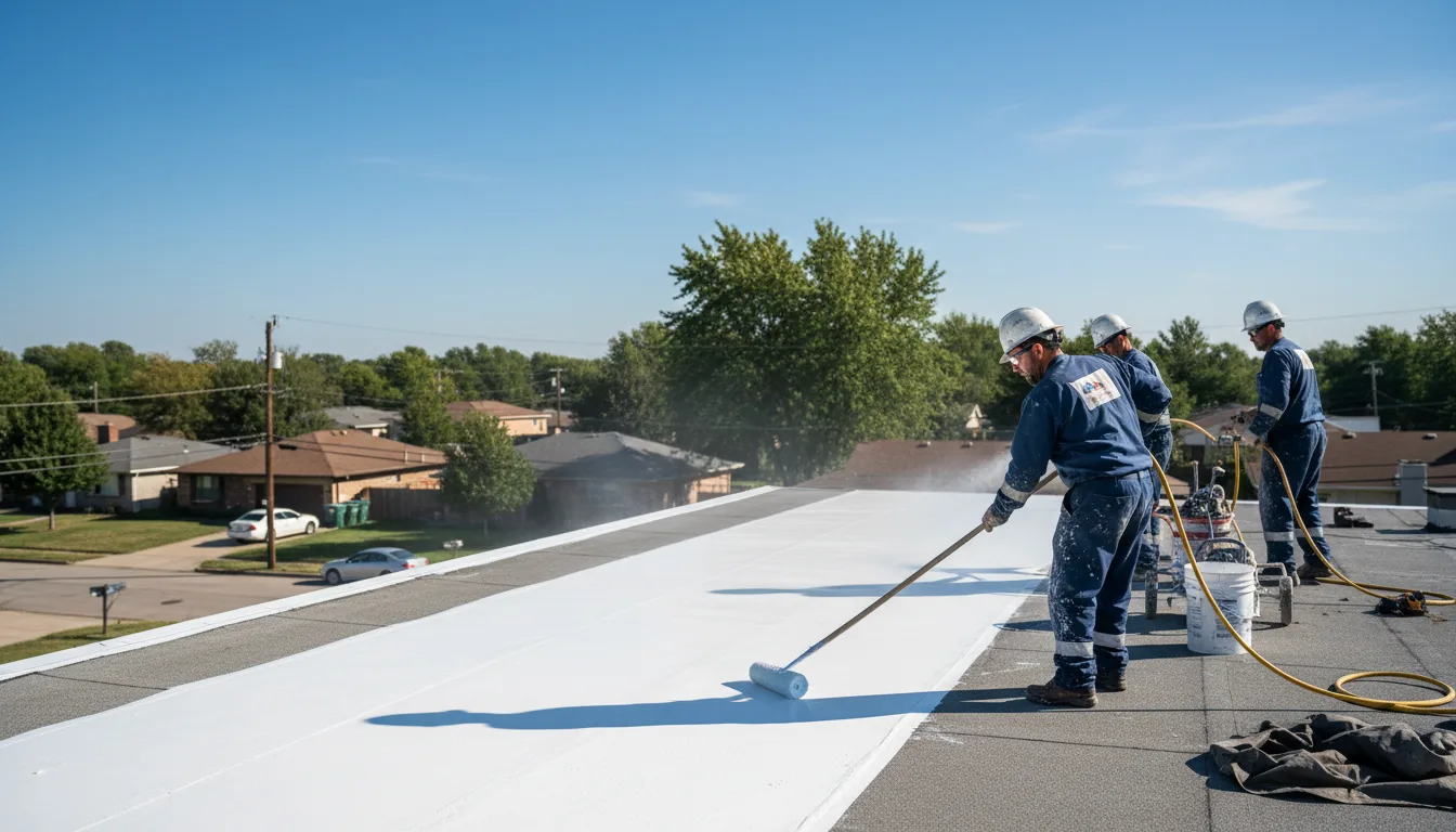 Commercial roof coating in Temple, GA near me